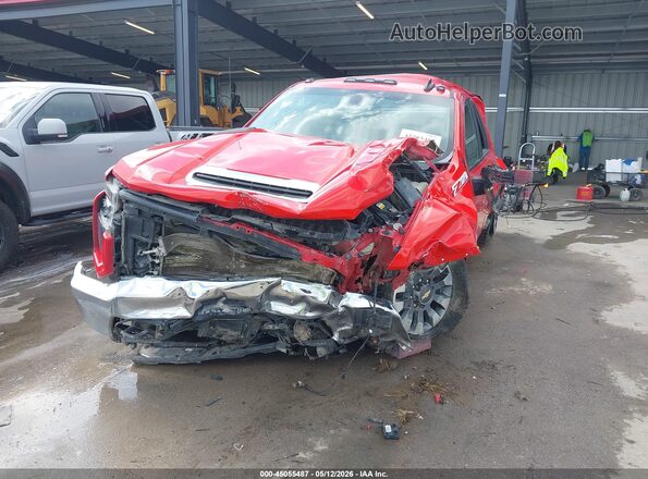 1GC1YNEY2MF289653 2021 CHEVROLET SILVERADO Red Դիմացի տեսք
