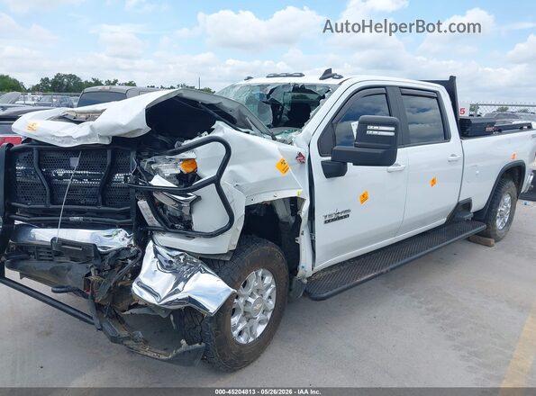 1GC1YNEY3LF318835 2020 CHEVROLET SILVERADO White წინა მარცხენა ხედი სამი მეოთხედიდან