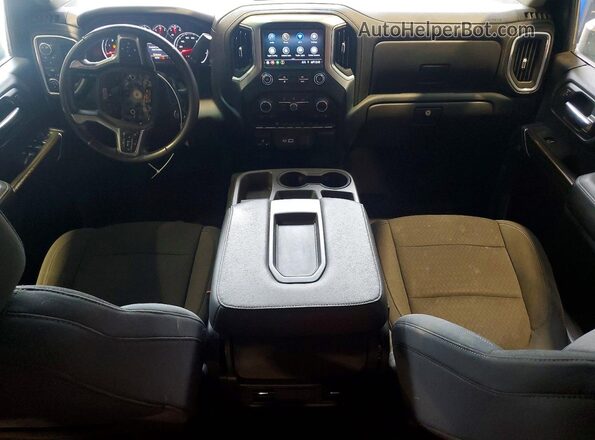 1GC1YNEY3MF290424 2021 CHEVROLET SILVERADO Белый Вид панели приборов