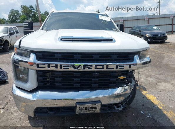 1GC1YNEY5MF289422 2021 CHEVROLET SILVERADO White Widok zestawu wskaźników