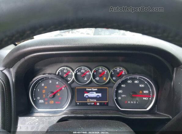 1GC1YNEY5MF289422 2021 CHEVROLET SILVERADO White Widok tylnych siedzeń