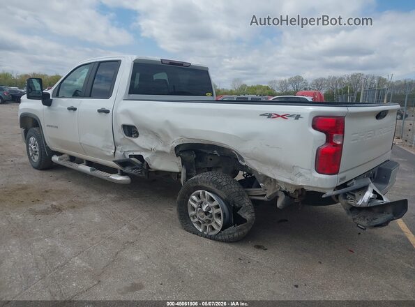 1GC2YLE73MF114411 2021 CHEVROLET SILVERADO White Trasero izquierdo