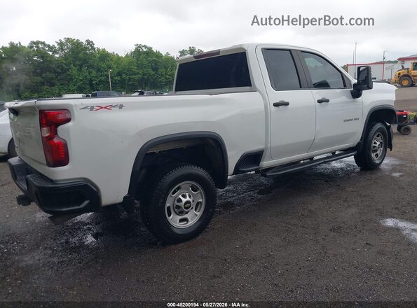 1GC2YLE73MF117468 2021 CHEVROLET SILVERADO White Rear right