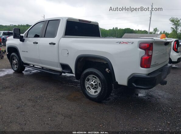 1GC2YLE73MF117468 2021 CHEVROLET SILVERADO White Rear left