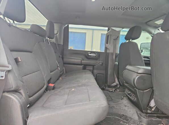 1GC4YMEY5MF287144 2021 CHEVROLET SILVERADO White Rear seats view