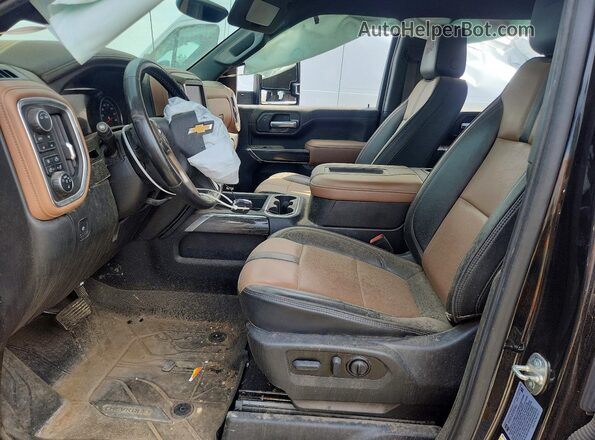 1GC4YRE73NF158177 2022 CHEVROLET SILVERADO Black 