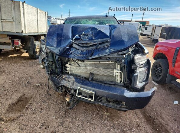 1GC4YUEY3NF194785 2022 CHEVROLET SILVERADO Blue Դիմացի տեսք