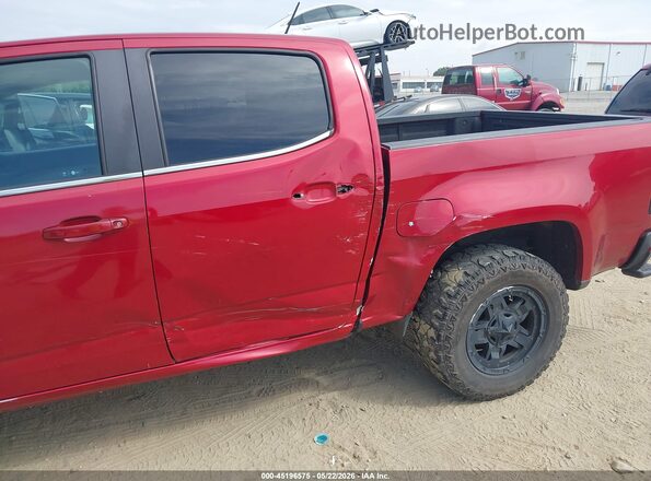 1GCGSBE34G1380794 2016 CHEVROLET COLORADO Red 