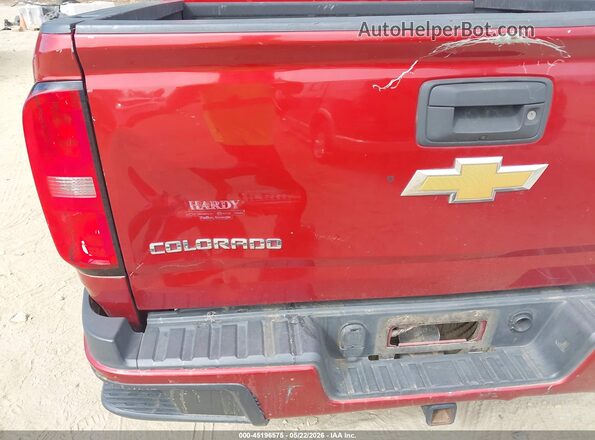 1GCGSBE34G1380794 2016 CHEVROLET COLORADO Red 