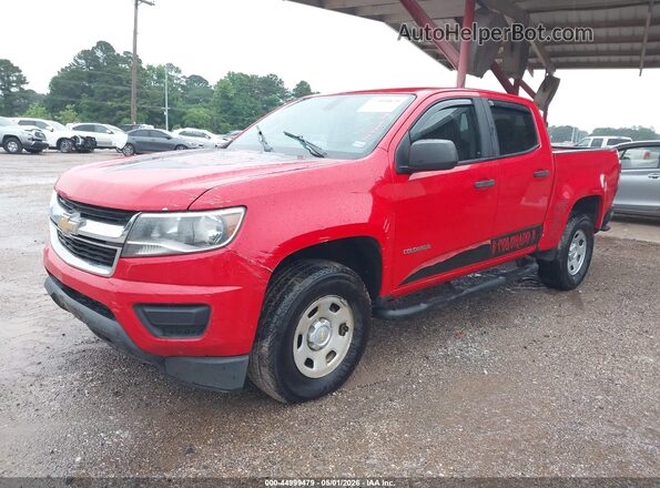 1GCGSBEA0H1153425 2017 CHEVROLET COLORADO Red Front left