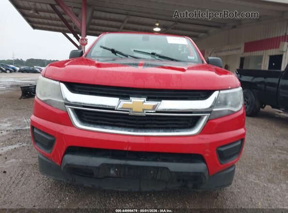 1GCGSBEA0H1153425 2017 CHEVROLET COLORADO Red Instrument cluster view