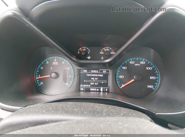 1GCGSBEA2G1384227 2016 CHEVROLET COLORADO Серебряный Вид задних сидений