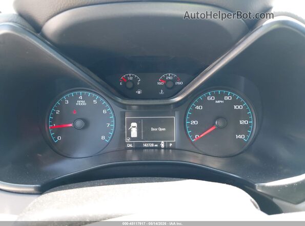 1GCGSBEA5H1198408 2017 CHEVROLET COLORADO White Вид задніх сидінь