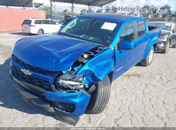 1GCGSBEA5N1285155 2022 CHEVROLET COLORADO Blue 