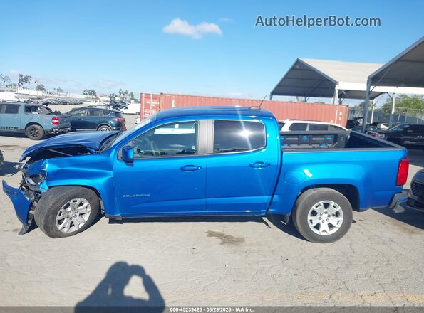 1GCGSBEA5N1285155 2022 CHEVROLET COLORADO Blue 