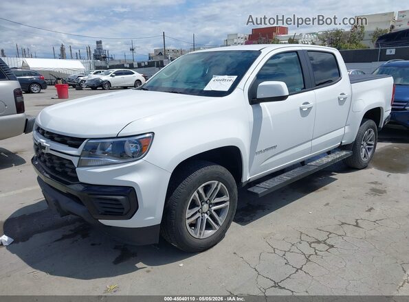 1GCGSBEA7N1271029 2022 CHEVROLET COLORADO Белый Передняя левая четверть