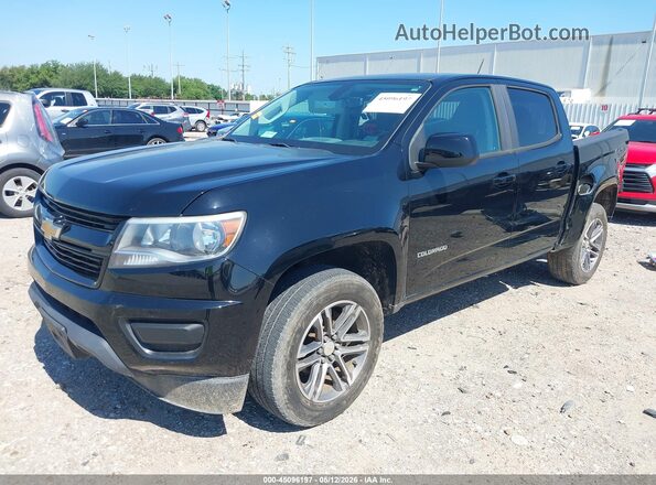 1GCGSBEA9L1226347 2020 CHEVROLET COLORADO Black წინა მარცხენა ხედი სამი მეოთხედიდან