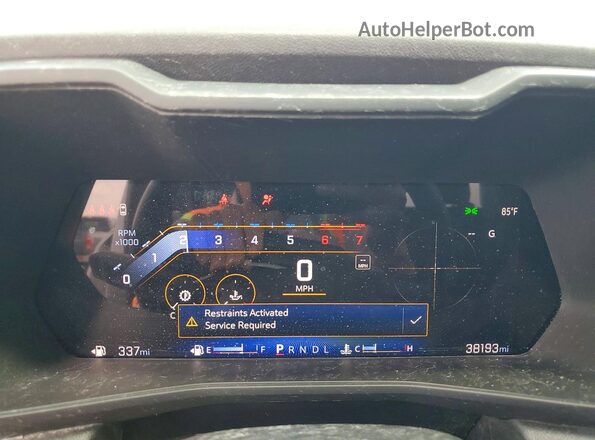 1GCGSBEC4R1112573 2024 CHEVROLET COLORADO Белый Вид щитка приборов