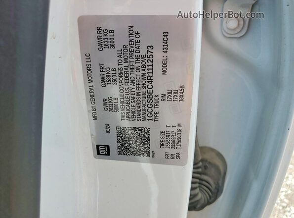 1GCGSBEC4R1112573 2024 CHEVROLET COLORADO Белый Вид подкапотного пространства