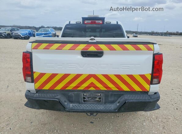 1GCGSBECXP1230799 2023 CHEVROLET COLORADO Белый Вид сзади