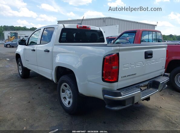 1GCGSBEN5N1316181 2022 CHEVROLET COLORADO White Հետևի ձախ