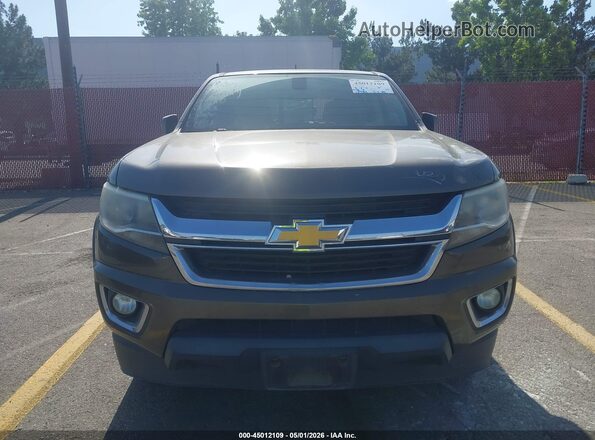 1GCGSCE31G1376210 2016 CHEVROLET COLORADO Gray Вид щитка приладів