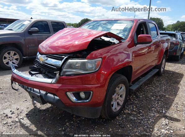 1GCGSCE39G1356691 2016 CHEVROLET COLORADO Red წინა მარცხენა ხედი სამი მეოთხედიდან