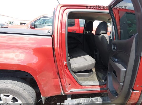 1GCGSCE39G1356691 2016 CHEVROLET COLORADO Red VIN კოდის სტიკერის ხედი