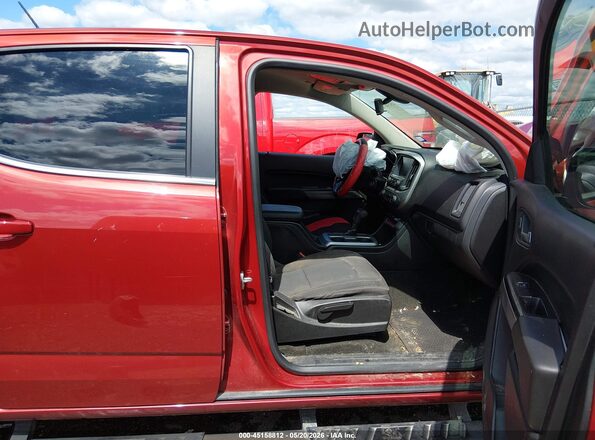 1GCGSCE39G1356691 2016 CHEVROLET COLORADO Red წინა სალონის ხედი