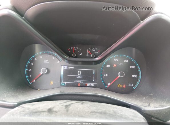 1GCGSCE39G1356691 2016 CHEVROLET COLORADO Red უკანა სავარძლების ხედი