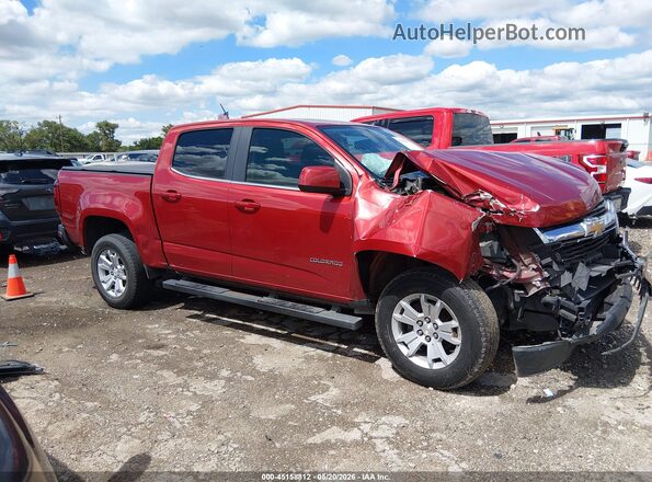 1GCGSCE39G1356691 2016 CHEVROLET COLORADO Red უკანა სალონის ხედი