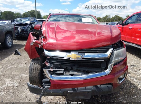 1GCGSCE39G1356691 2016 CHEVROLET COLORADO Red ხელსაწყოთა პანელის ხედი