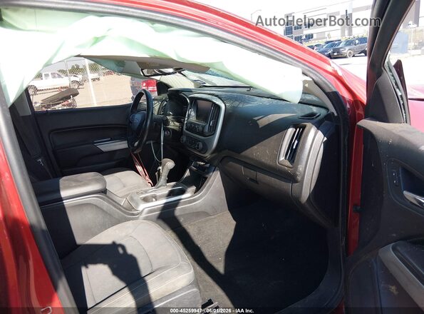1GCGSCE3XG1220800 2016 CHEVROLET COLORADO Red Vista interior delantera
