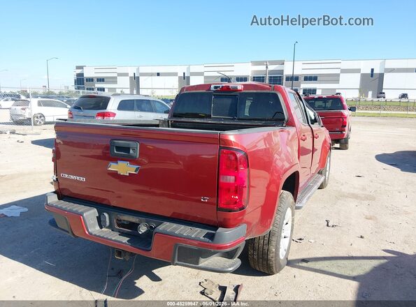 1GCGSCE3XG1220800 2016 CHEVROLET COLORADO Red Trasero derecho