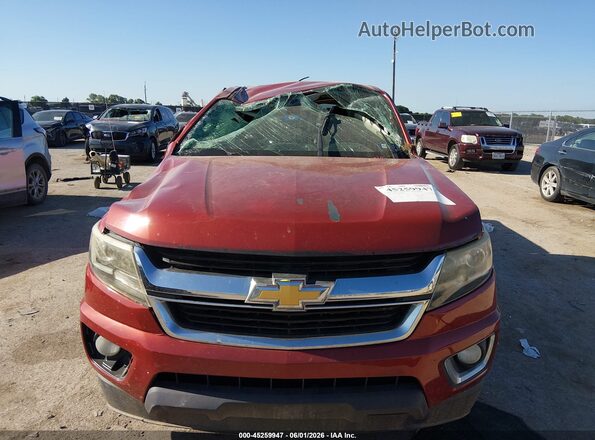 1GCGSCE3XG1220800 2016 CHEVROLET COLORADO Red Vista del cuadro de instrumentos