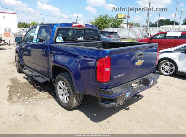 1GCGSCEA7G1363847 2016 CHEVROLET COLORADO Blue Задня ліва чверть