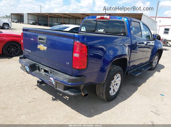 1GCGSCEA7G1363847 2016 CHEVROLET COLORADO Blue Задня права чверть