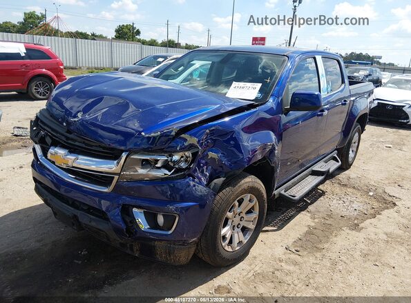 1GCGSCEA7G1363847 2016 CHEVROLET COLORADO Blue Передня ліва чверть