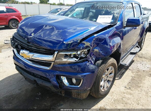 1GCGSCEA7G1363847 2016 CHEVROLET COLORADO Blue Вид спереду