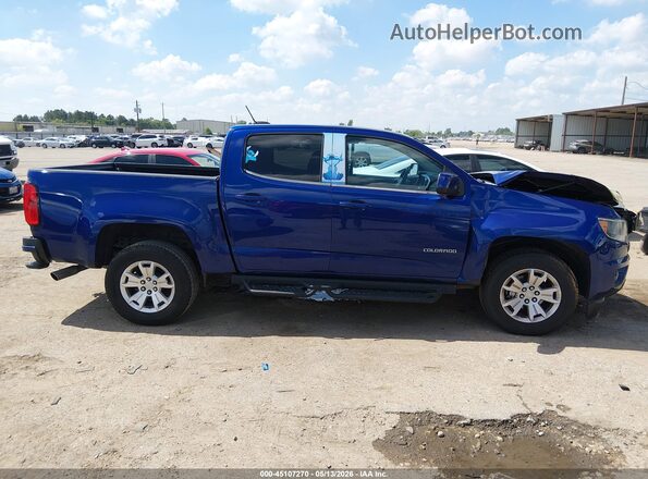 1GCGSCEA7G1363847 2016 CHEVROLET COLORADO Blue Вид задньої частини салону