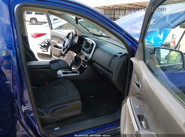 1GCGSCEA7G1363847 2016 CHEVROLET COLORADO Blue Вид салону спереду