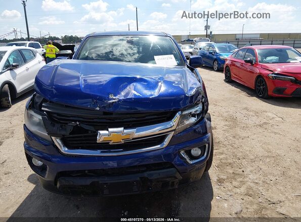 1GCGSCEA7G1363847 2016 CHEVROLET COLORADO Blue Вид щитка приладів