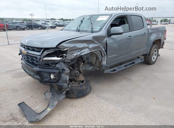 1GCGSCEN1M1147748 2021 CHEVROLET COLORADO Gray Przód lewy