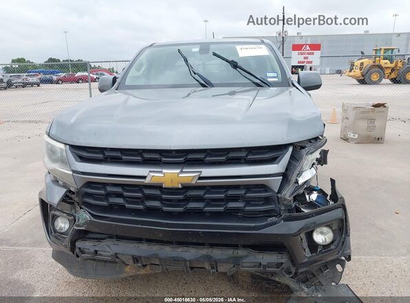 1GCGSCEN1M1147748 2021 CHEVROLET COLORADO Gray Widok zestawu wskaźników