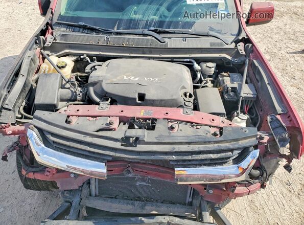 1GCGSCEN3K1216436 2019 CHEVROLET COLORADO Red Vista interior trasera