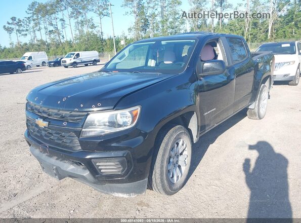 1GCGSCEN3M1137271 2021 CHEVROLET COLORADO Black Vista tres cuartos delantera izquierda