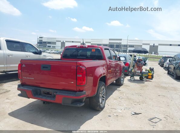 1GCGSCEN3N1124702 2022 CHEVROLET COLORADO Red უკანა მარჯვენა