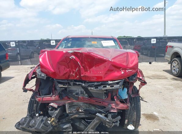 1GCGSCEN3N1124702 2022 CHEVROLET COLORADO Red ხელსაწყოთა პანელის ხედი