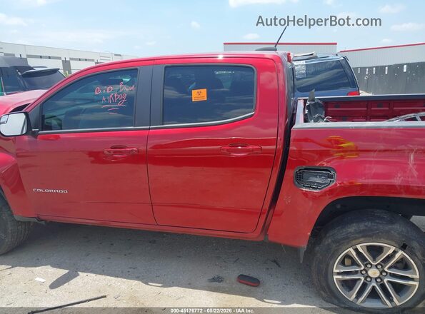 1GCGSCEN3N1124702 2022 CHEVROLET COLORADO Red სალონის 360-გრადუსიანი ხედი