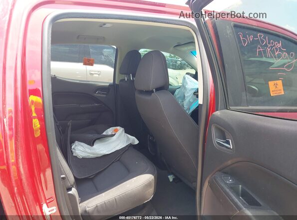 1GCGSCEN3N1124702 2022 CHEVROLET COLORADO Red VIN კოდის სტიკერის ხედი